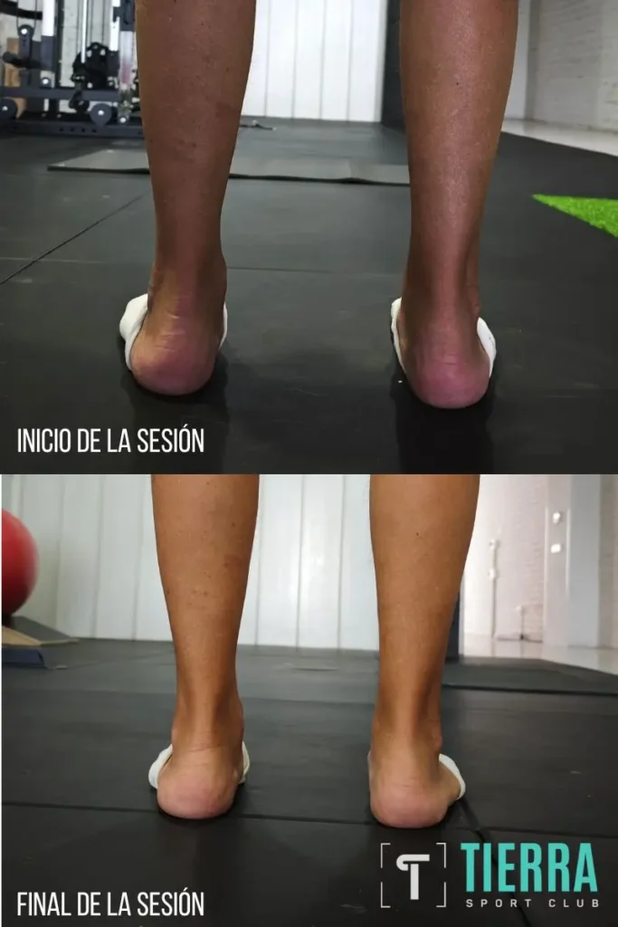 entrenamiento de pies